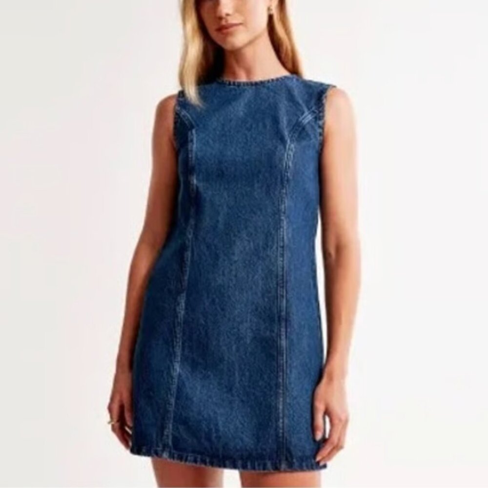 Abercrombie & Fitch Blue Mini Dress